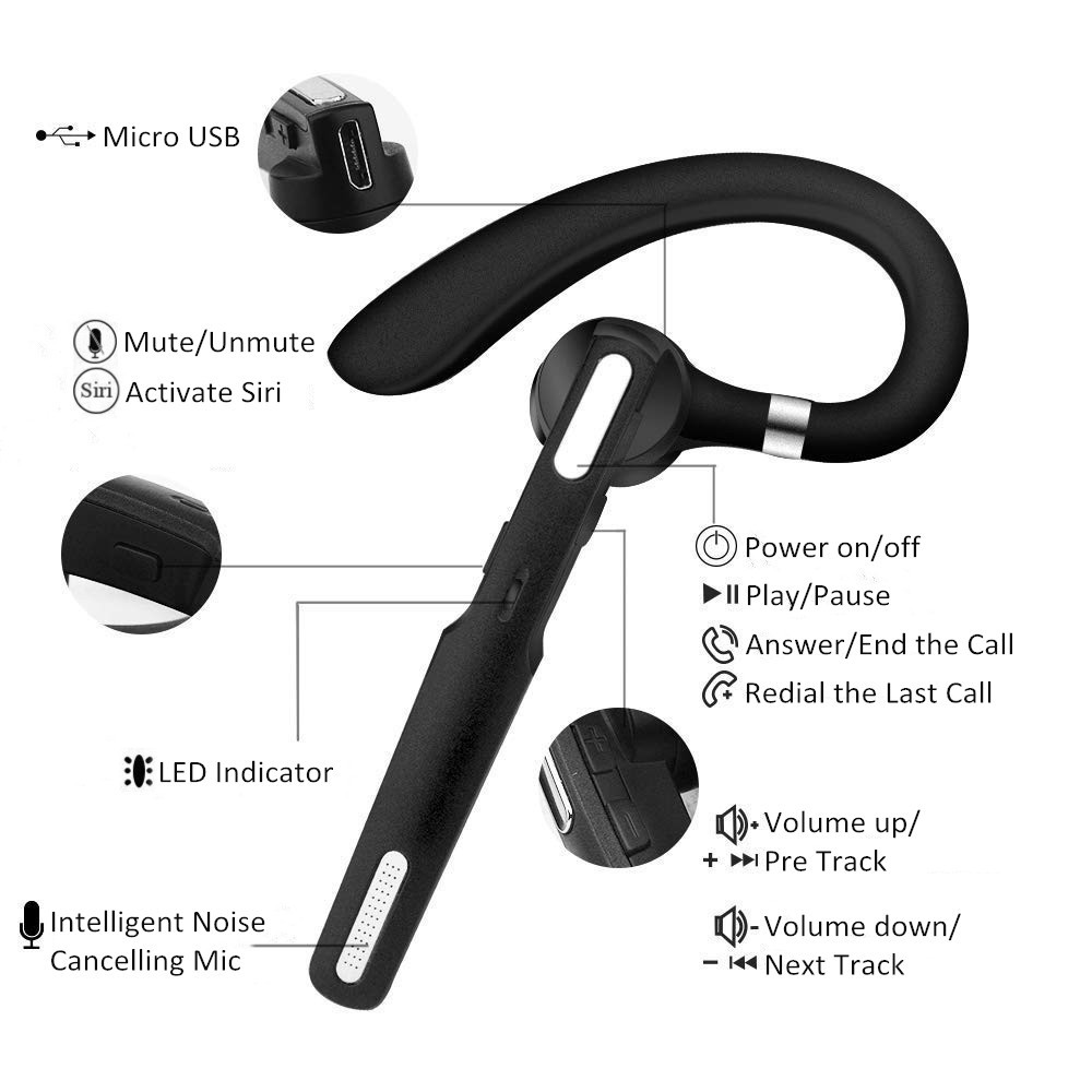 Bluetooth Headset G3 Black